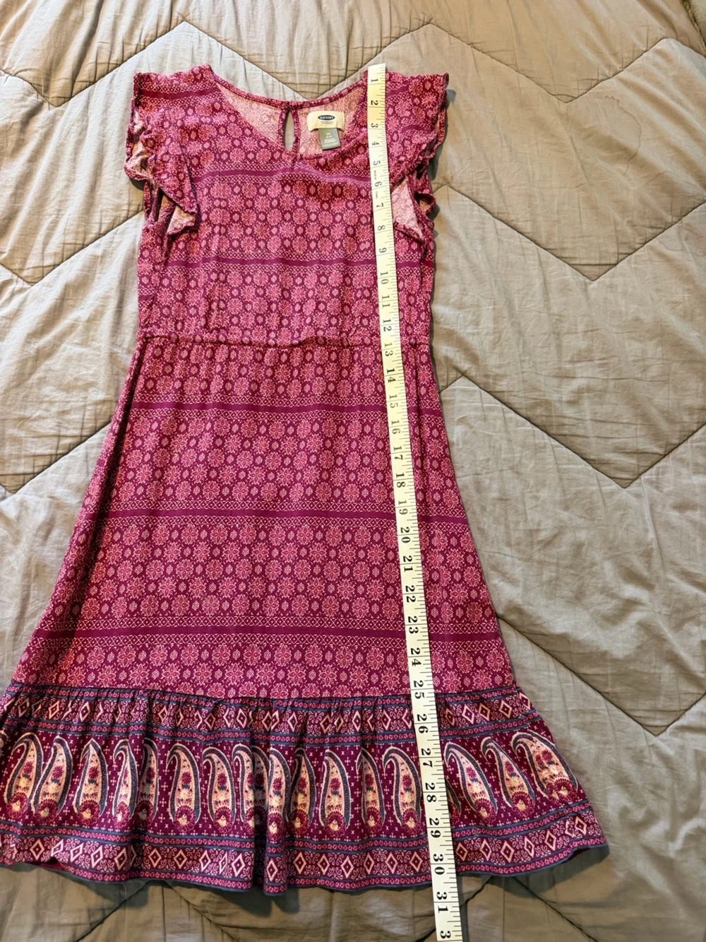 Old Navy Girls Pink Paisley dress